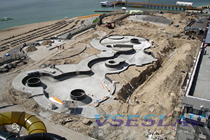 Строительство бассейна с бетонной чашей